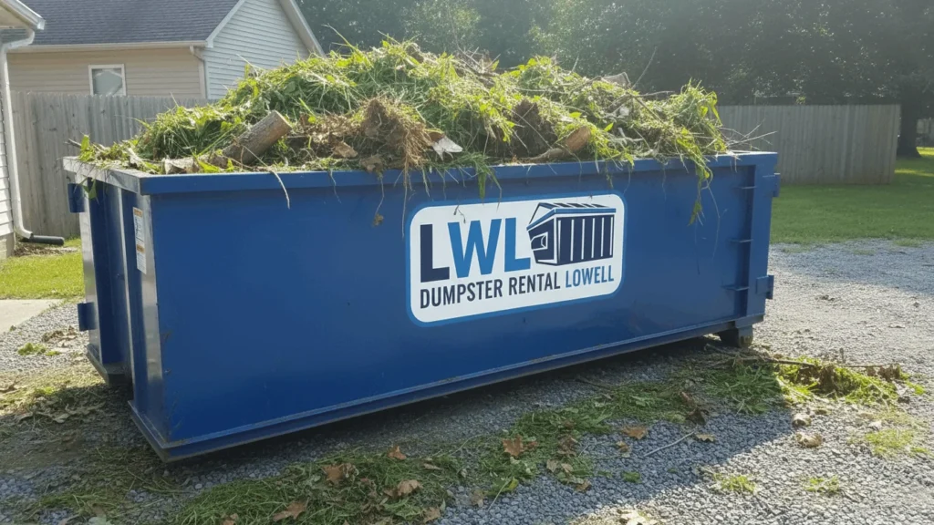 Yard Waste Dumpster Rental Lowell-img